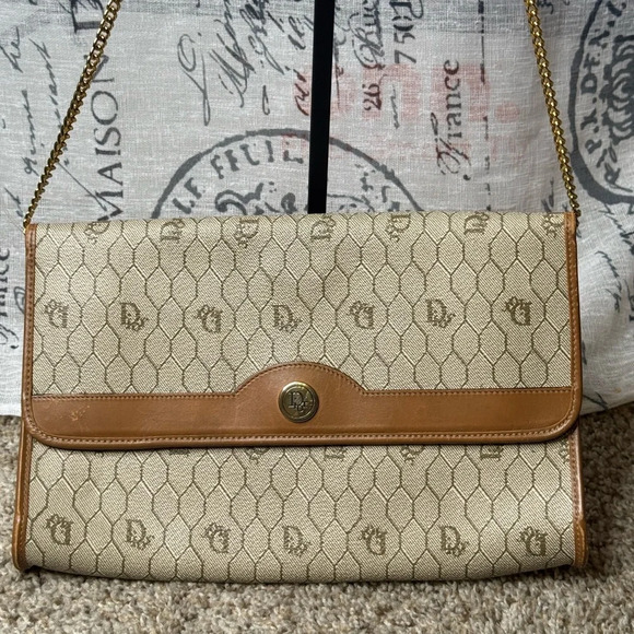 Christian Dior Vintage Monogrammed Crossbody Bag - Picture 10 of 15